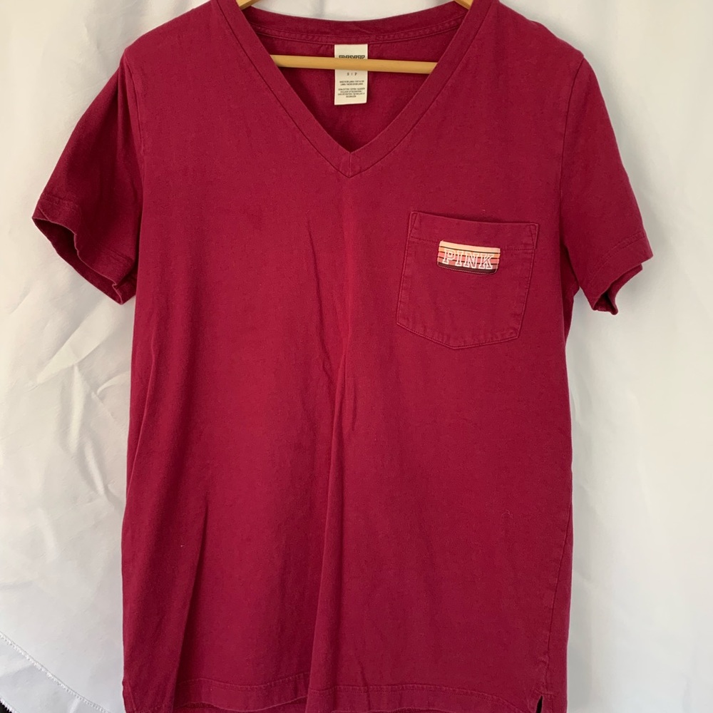 VS Pink Pocket Tee